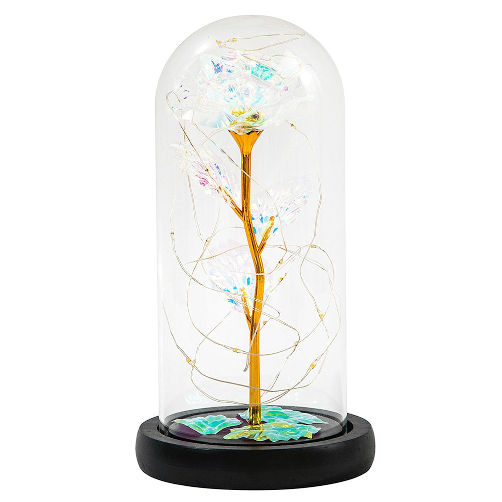 Beauty and the Beast Rose - Eternal Love in a Glass Dome