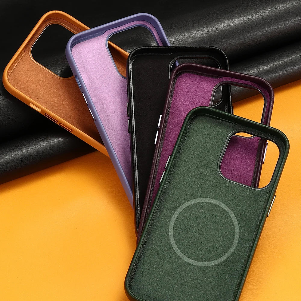 LuxLeather Magnetic Armor for iPhone 13 Series