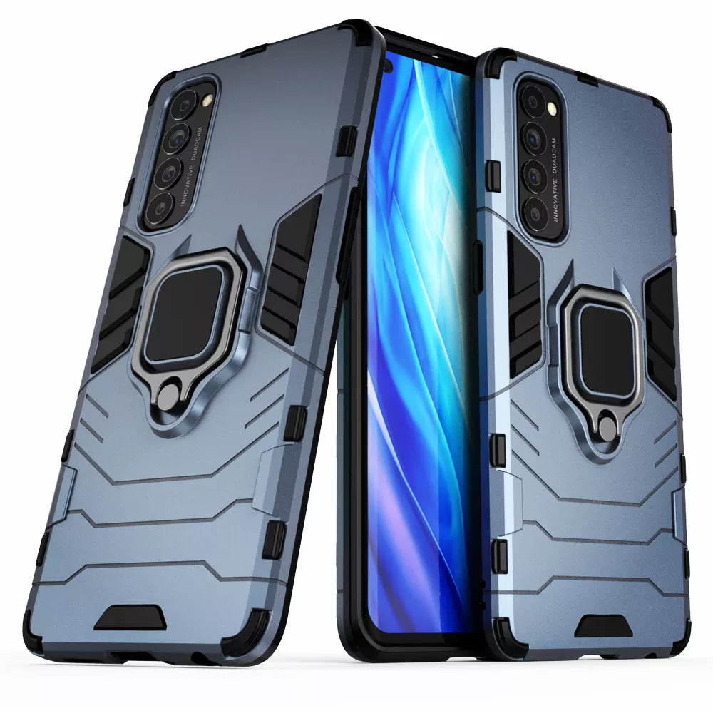 Estuche con soporte para anillo SupremeShield Oppo Reno 4 Pro