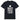 Classic Men's Cotton Black Tee with Letter Print
