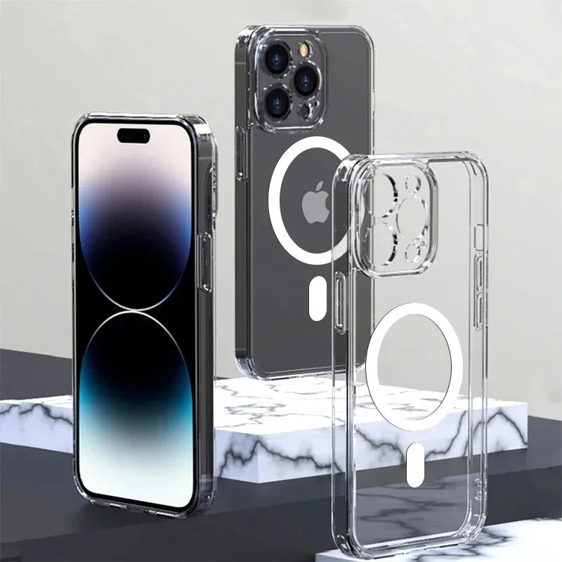 ClearMagnet Shield - Magnetic Transparent iPhone Case
