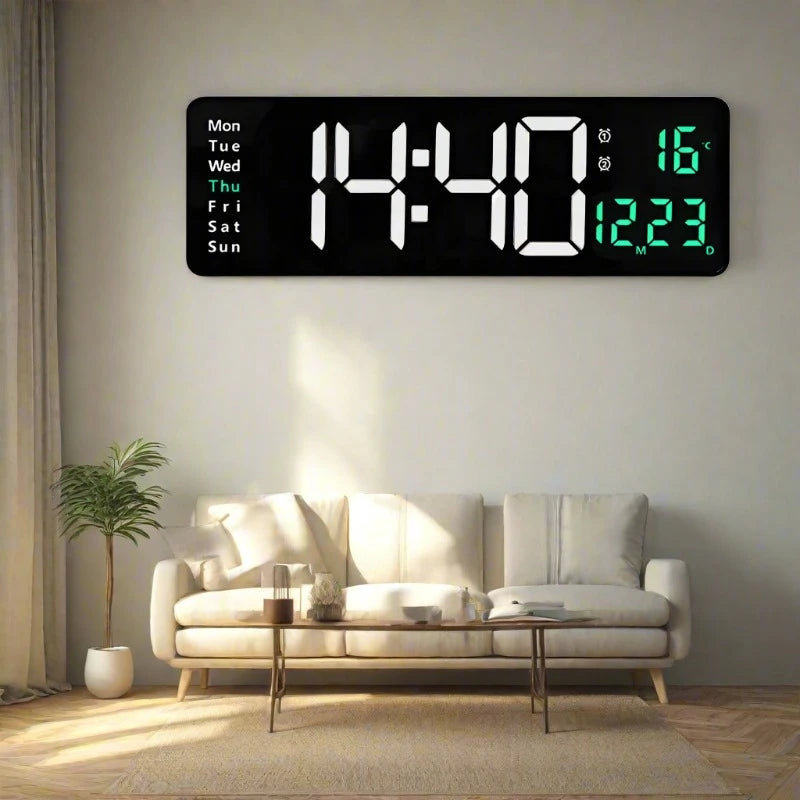 Modern LED Digital Wall Clock
