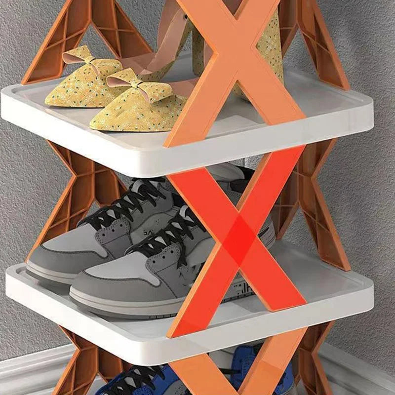 Organizador de zapatos apilable: solución de almacenamiento de zapatos multicapa