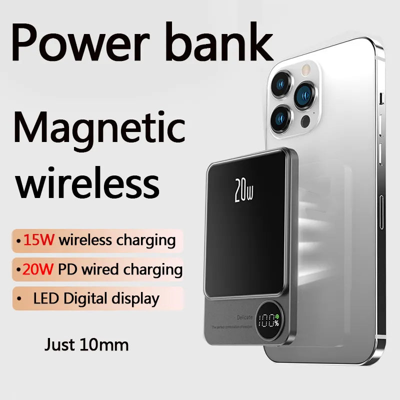 Alloy Macsafe Power Bank - 10000mAh Wireless Fast Charger