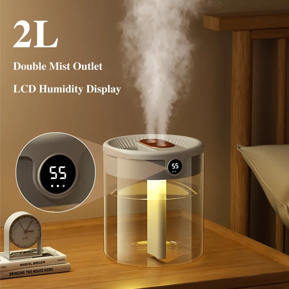 PureComfort LCD Aroma Humidifier