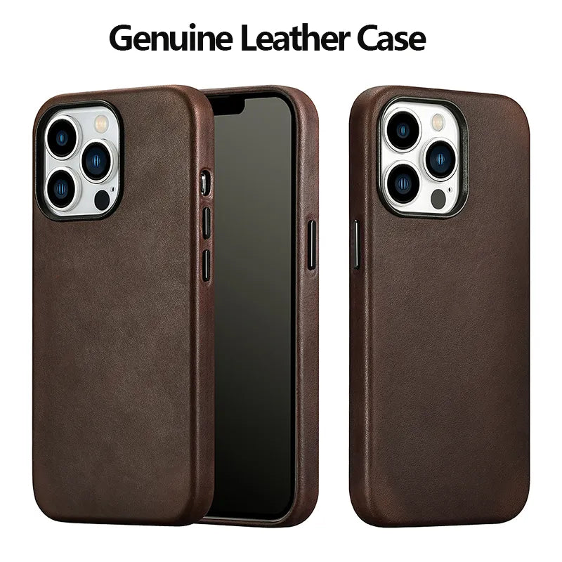 LuxLeather MagSafe Elite Case for iPhone 15 Pro Max