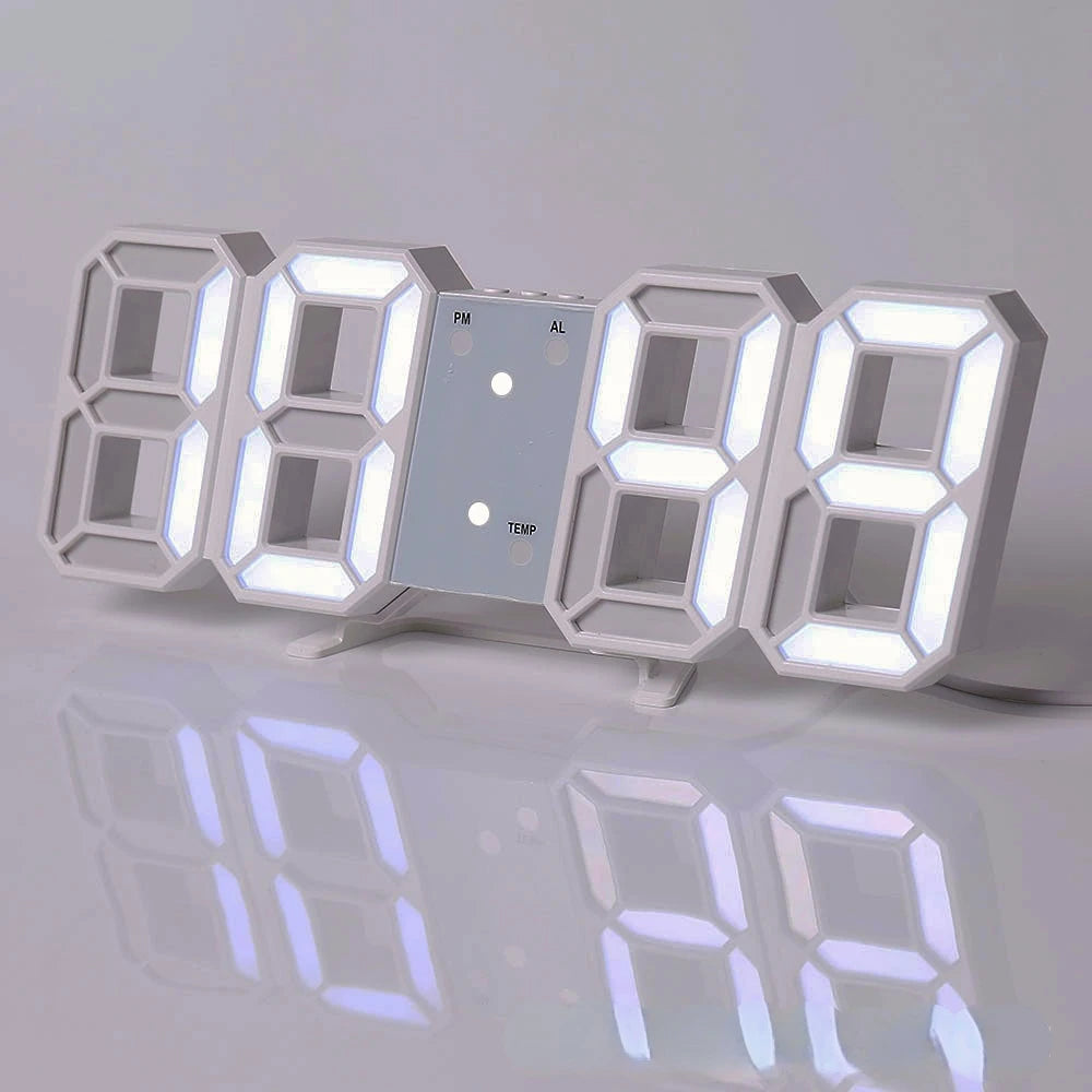LuminaTouch LED Desk Clock