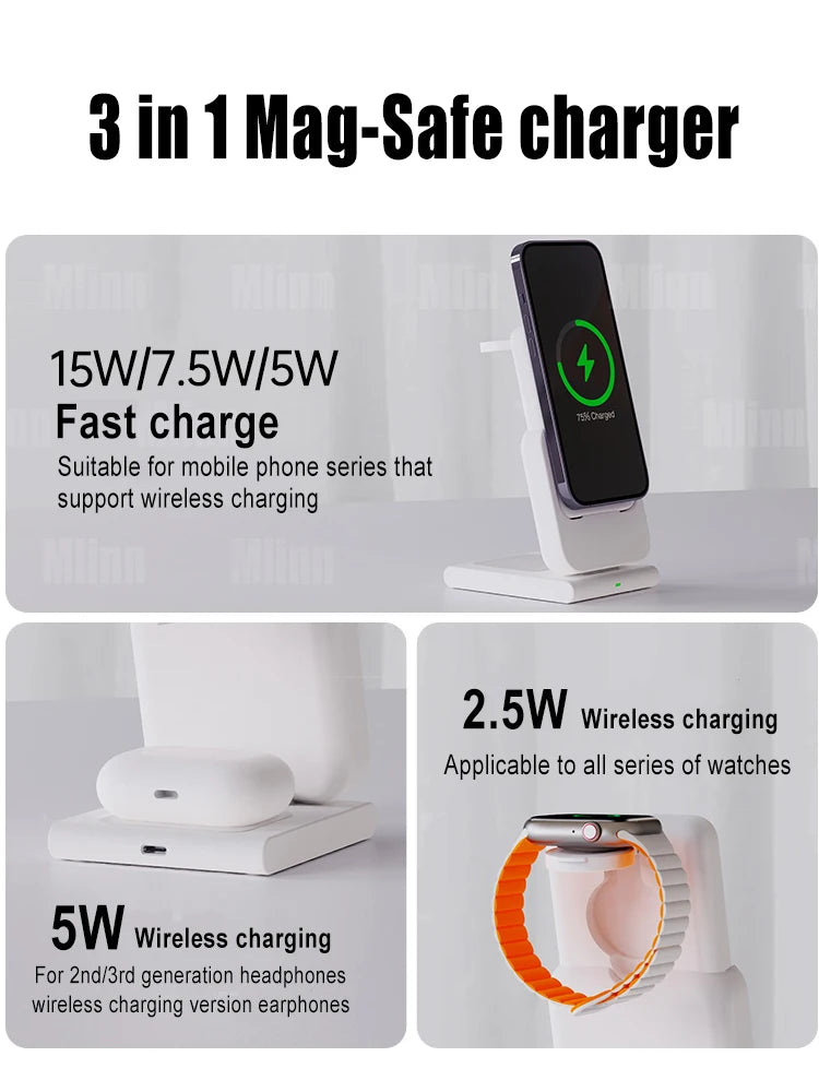 MacSafe ChargeHub - Banco de energía magnético 3 en 1