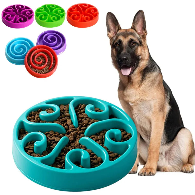 Goofy Gobbler Slow Feeder Dog Bowl