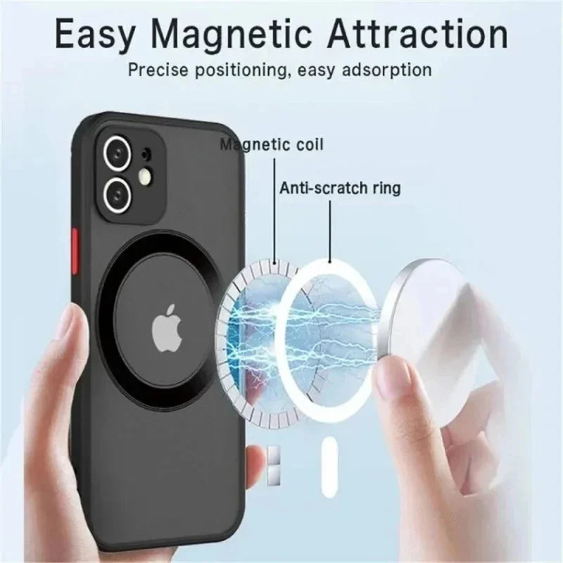 MagnetiqueVue CrystalShield for iPhone - The Ultimate MagSafe Elegance 12-15Pro Max