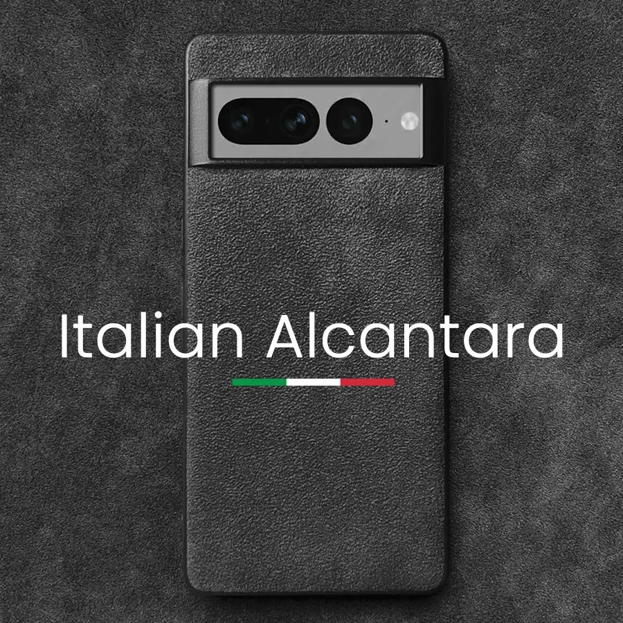 LuxuryDrive Alcantara Case for Google Pixel - Elevate Your Style and Protection!