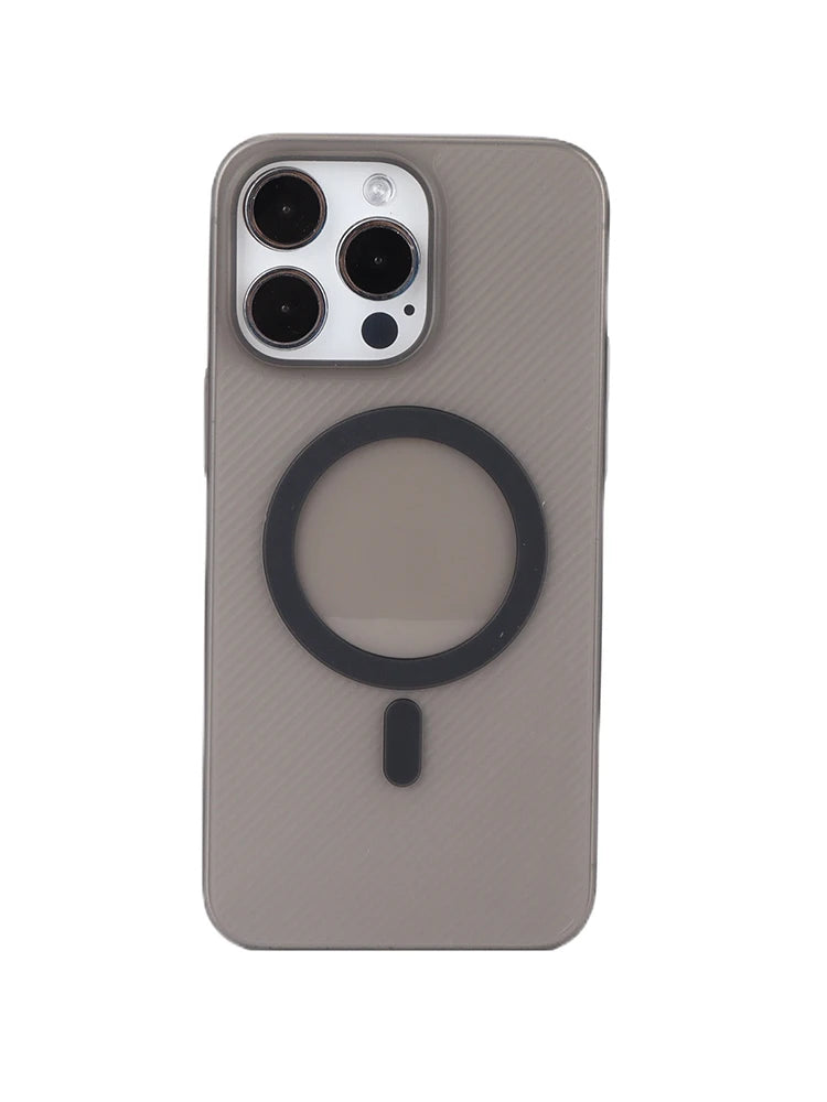 Claridad magnética: carcasa de PP ultrafina para iPhone 15 Pro Max