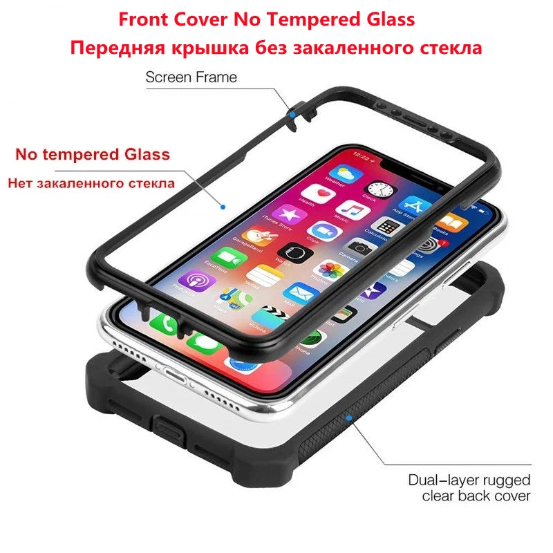 ClearGuard Shockproof Bumper Case for iPhone