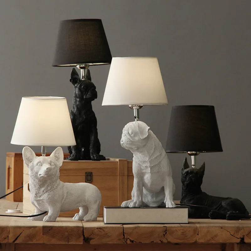 Luminous Menagerie: Modern Animal Resin LED Table Lamp