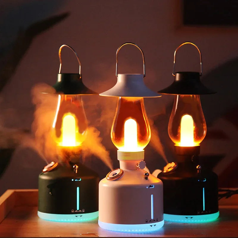 Retro Kerosene Lamp Wireless Air Humidifier & Aromatherapy Diffuser