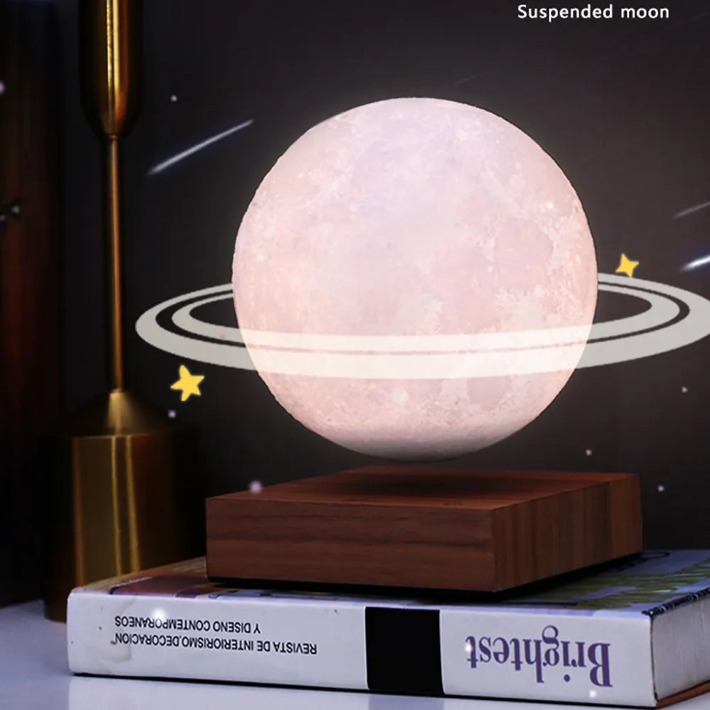 Levitating Mini Moon Lamp: 3D Lunar Wonder