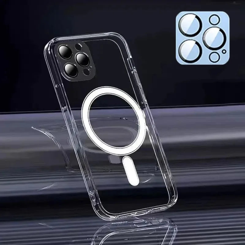 SMARTCASE Fusion - Transparente magnetische iPhone-Hülle mit Kratzschutz