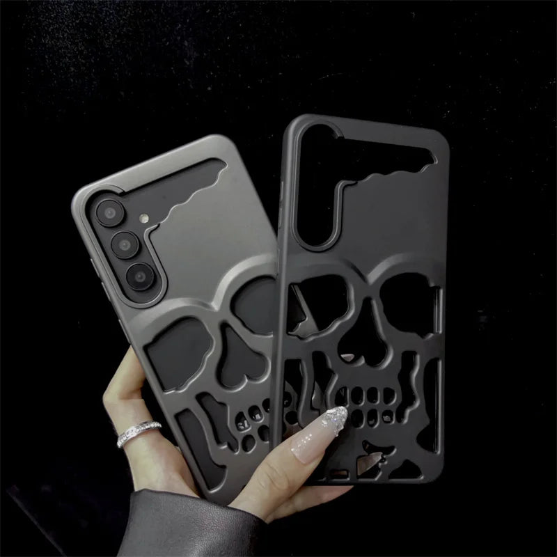Skull Case for Samsung Galaxy S23/S24 Ultra - Hollow Skeleton Bumper