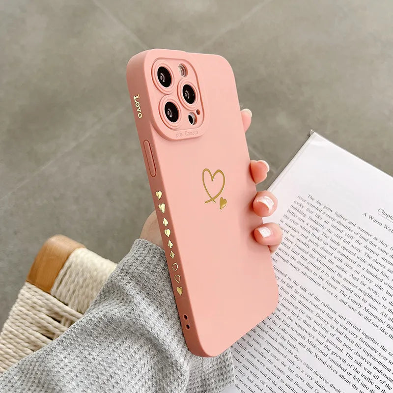 CandyPop Love Heart Silicone iPhone Case 7 11 Pro