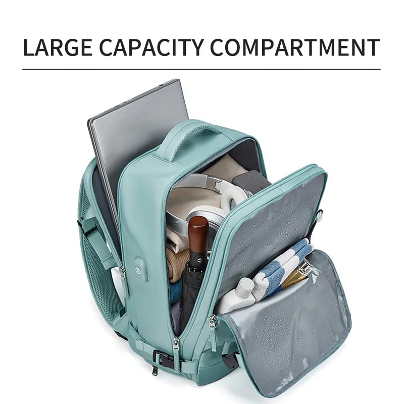 Explorer's Haven Backpack: 15.6-Inch USB Charging Companion
