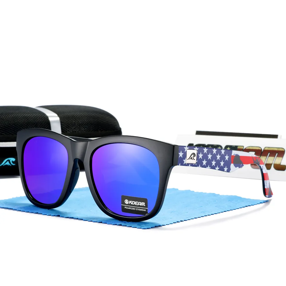 EclipseShield: Square-Shaped Polarized UV400 Sunglasses for Men