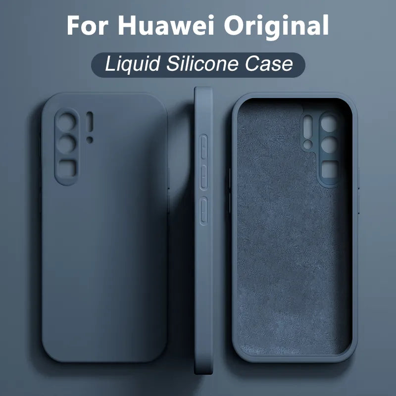 SecureShield Liquid Silicone Case for Huawei Mate & Nova Series