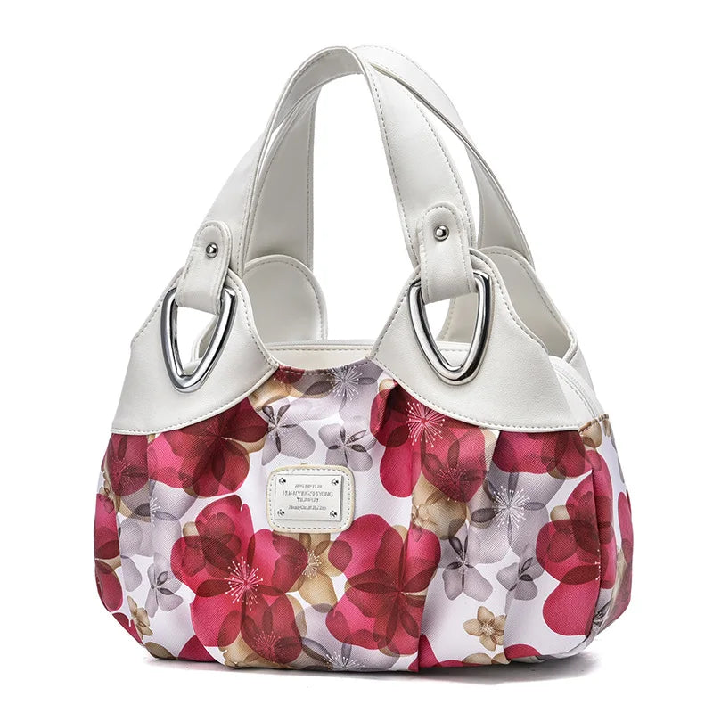 Newposs Floral Sequin Tote