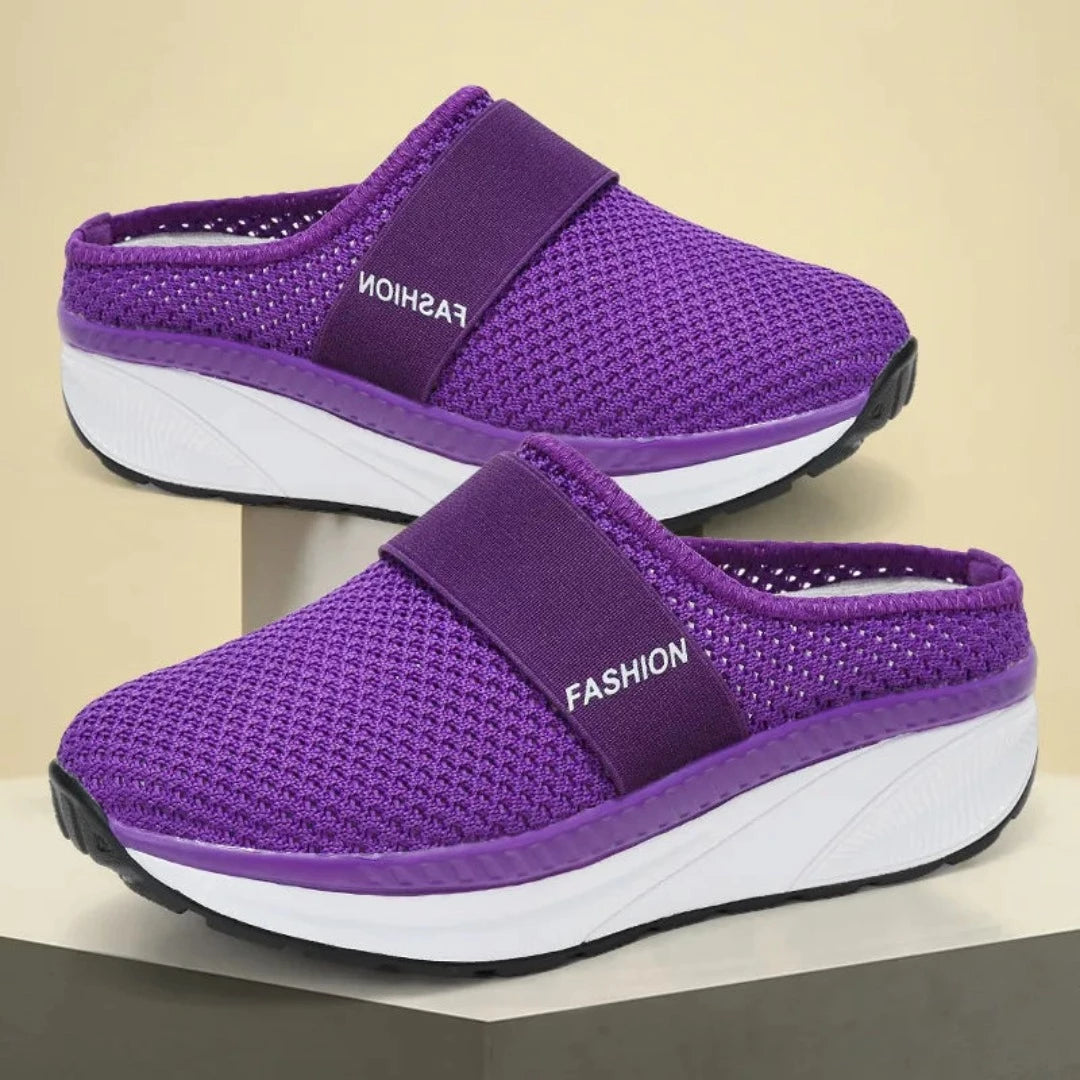 Stylish OrthoGlide Women's Premium Wedge Slippers