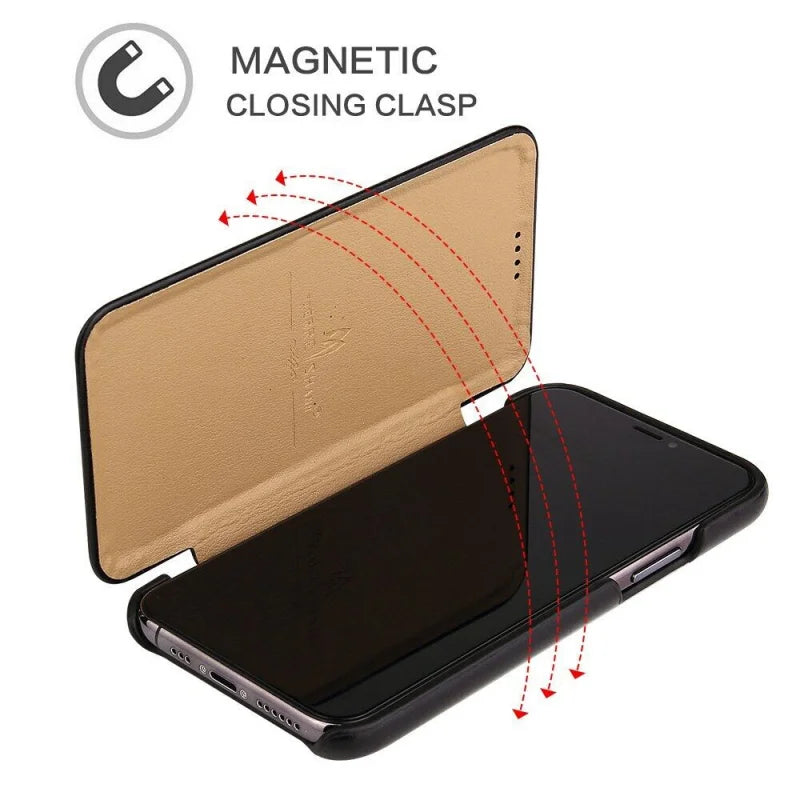 PrestigeShield Magnetic Flip Cover for iPhone