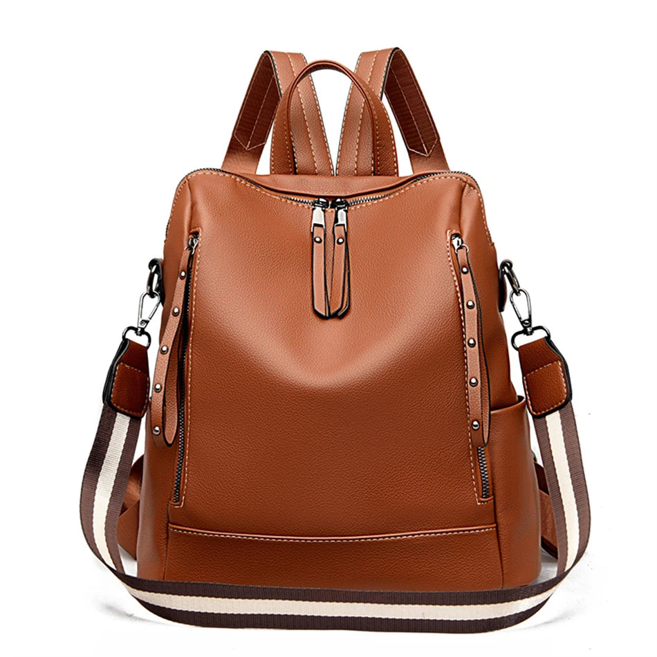 Elegance 3-in-1 Waterproof Leather Backpack