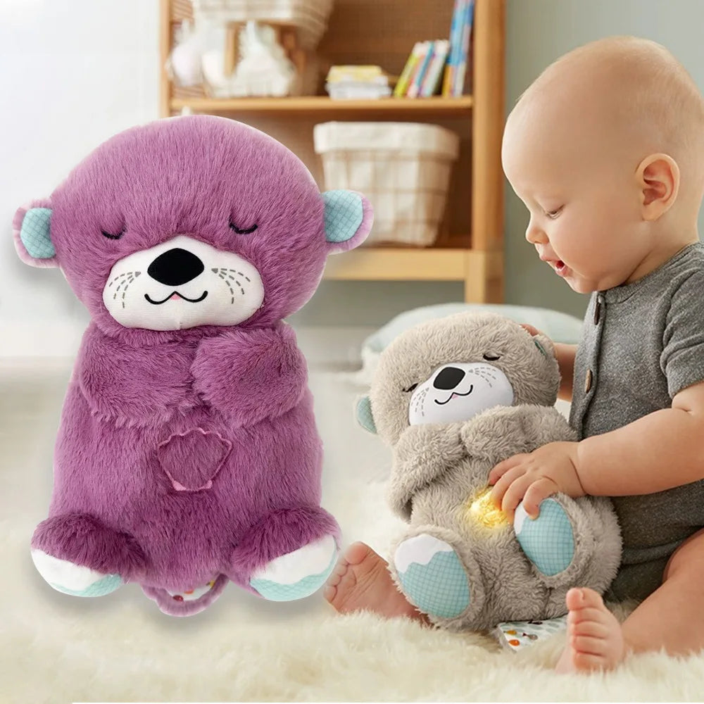 Cuddle & Calm: Baby Otter Plush with Soothing Sounds & Lights