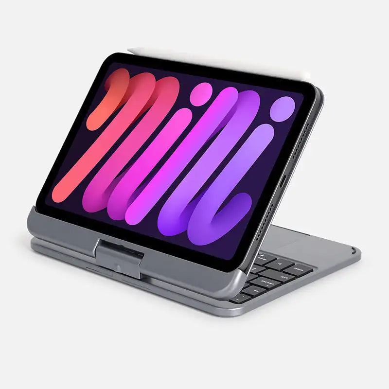 360 Rotating Magnetic Keyboard Case for iPad Mini 6