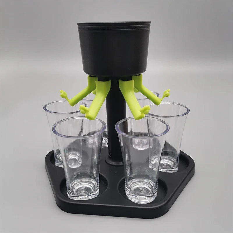 6 Shot Glass Liquor Dispenser - Perfect for Parties and Home Bars