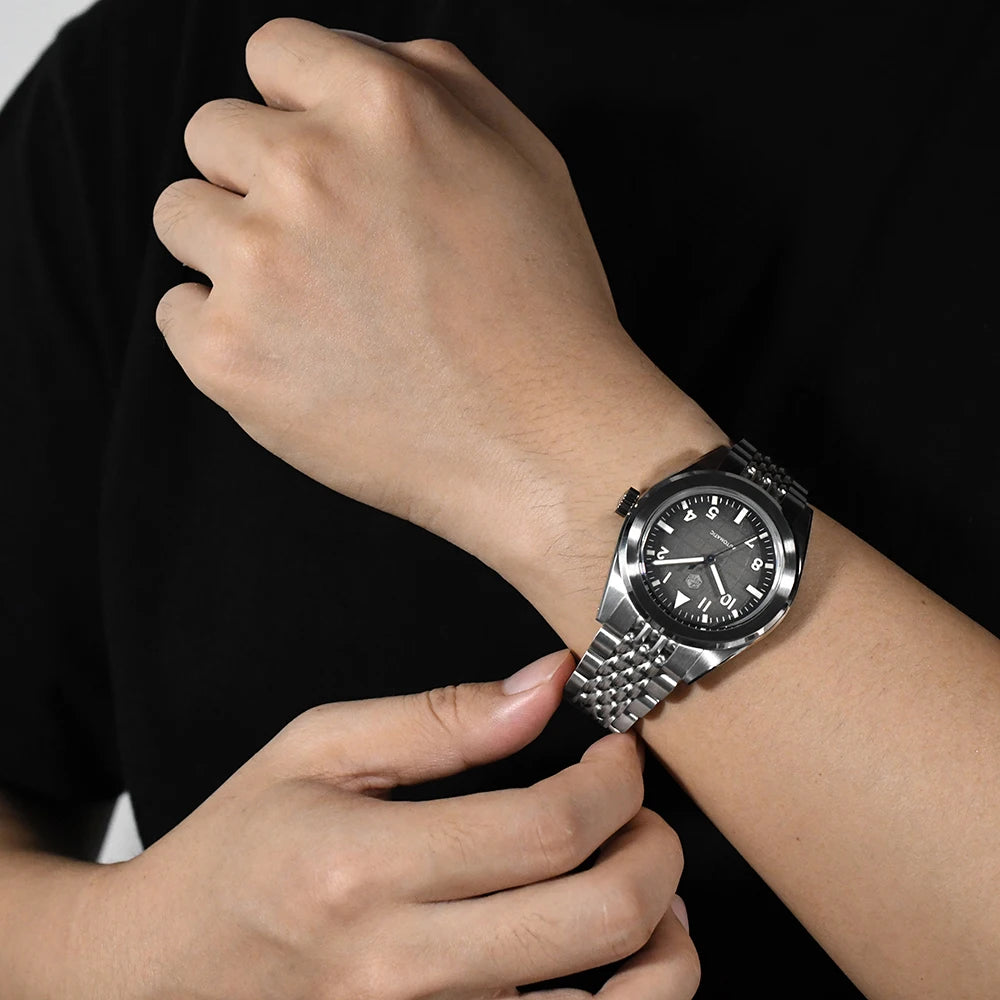 San Martin LuminaFlex SN0131G - Automatic Rice Bracelet Sport Watch