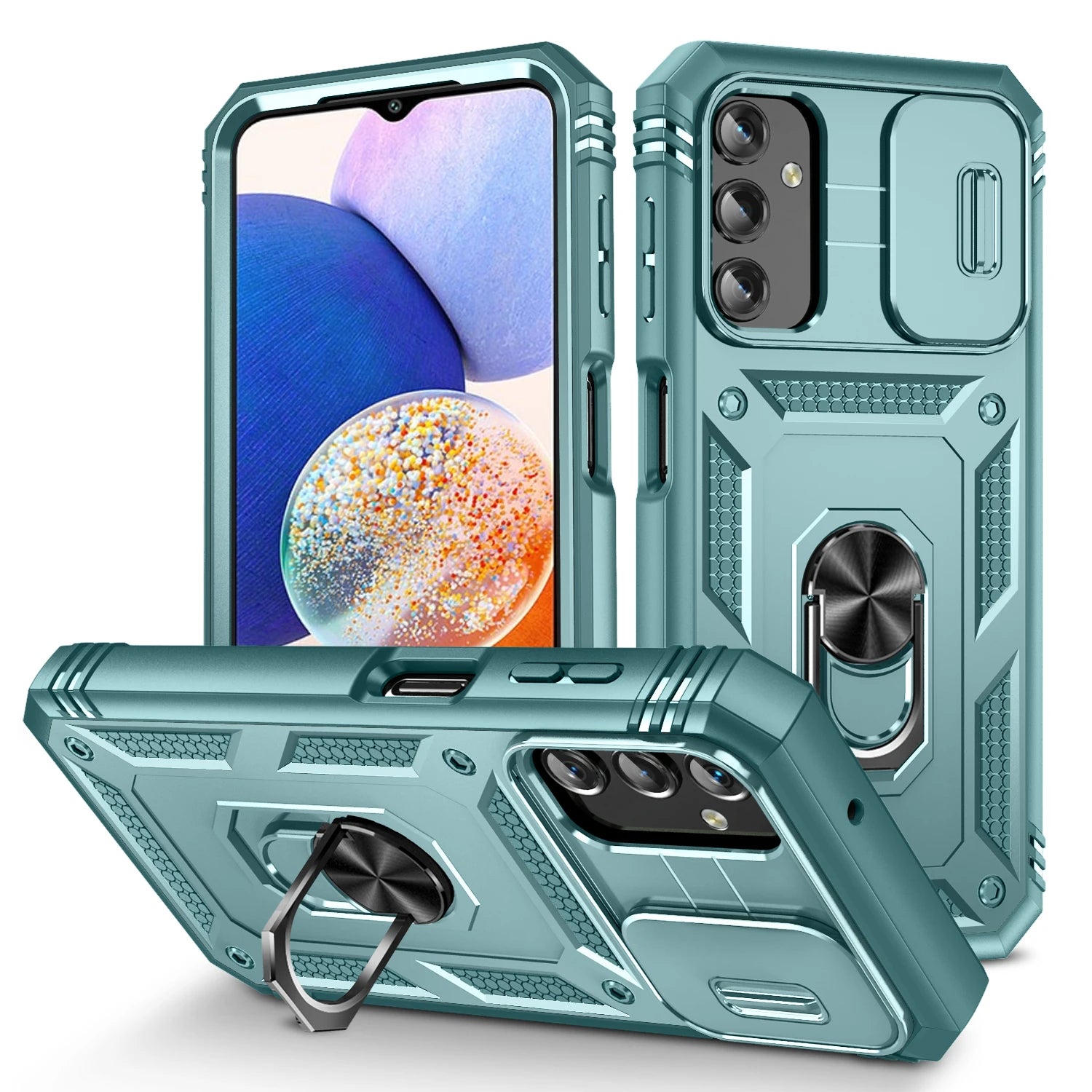 ArmorGuard Samsung Galaxy A Series Hard Phone Case with Ring Holder