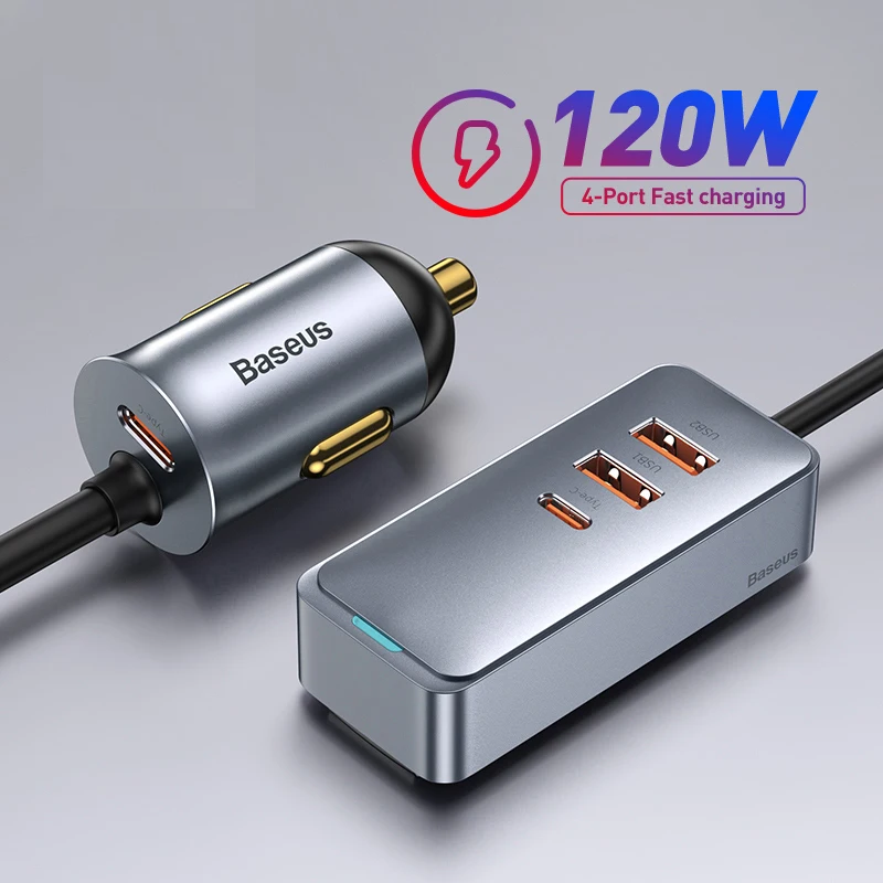 PowerDrive 120 Car Charger- Turbo Charge Your Journey