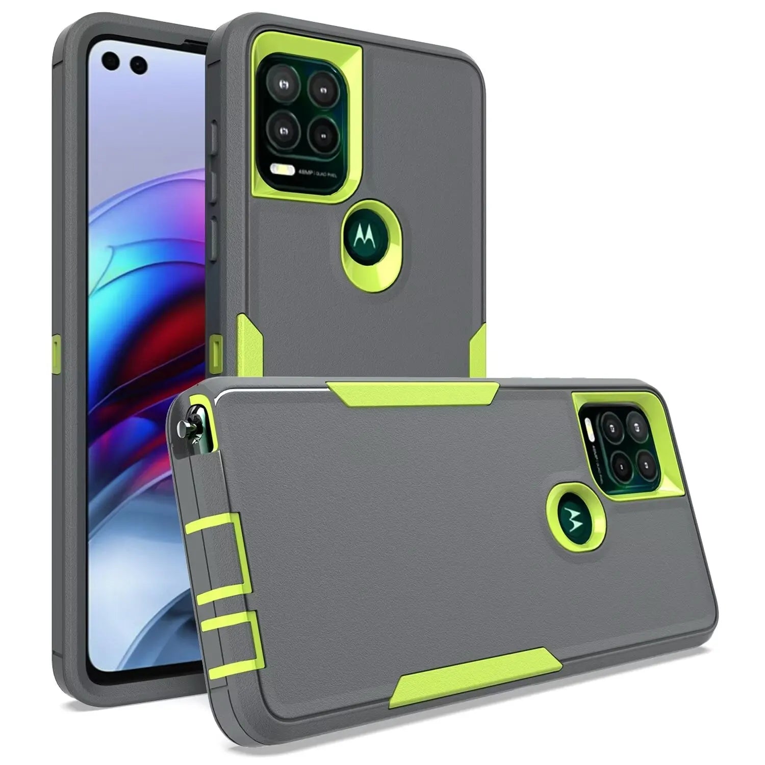 Moto G Stylus 5G Defender Case - Heavy Duty Shockproof Cover