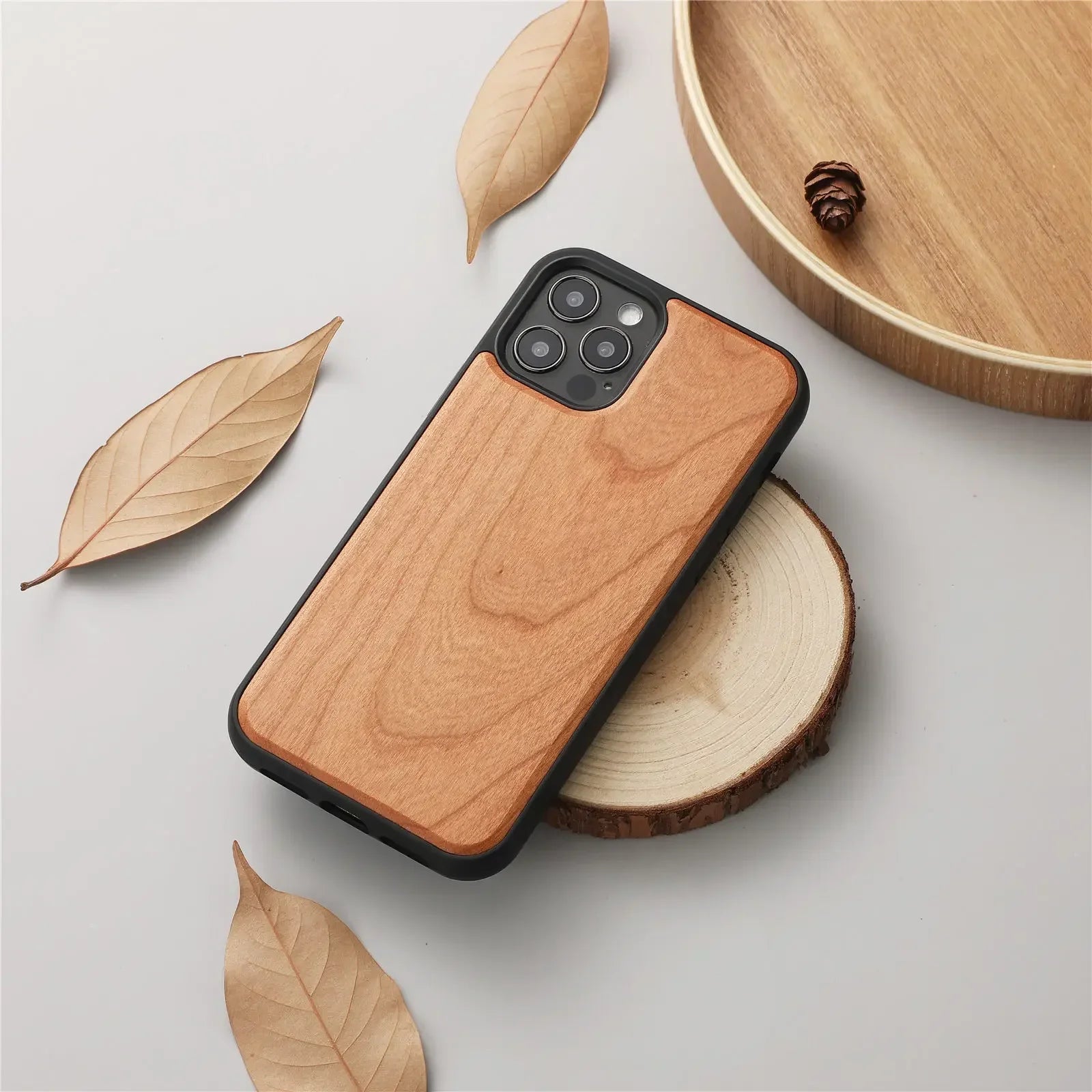 WoodCraft Elite Series - Genuine Wood iPhone Case