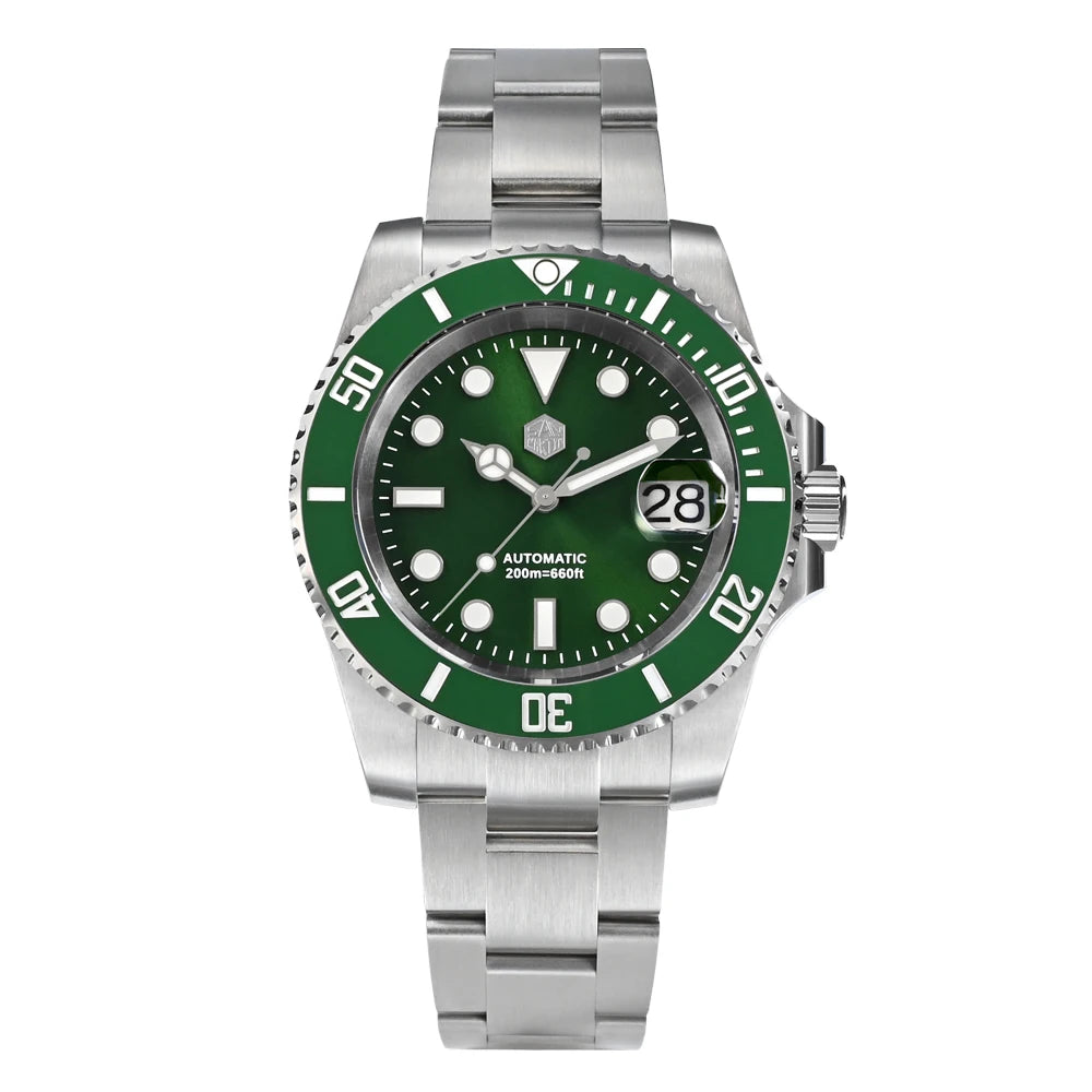 San Martin 40mm Water Ghost Diver Watch NH35 Automatic