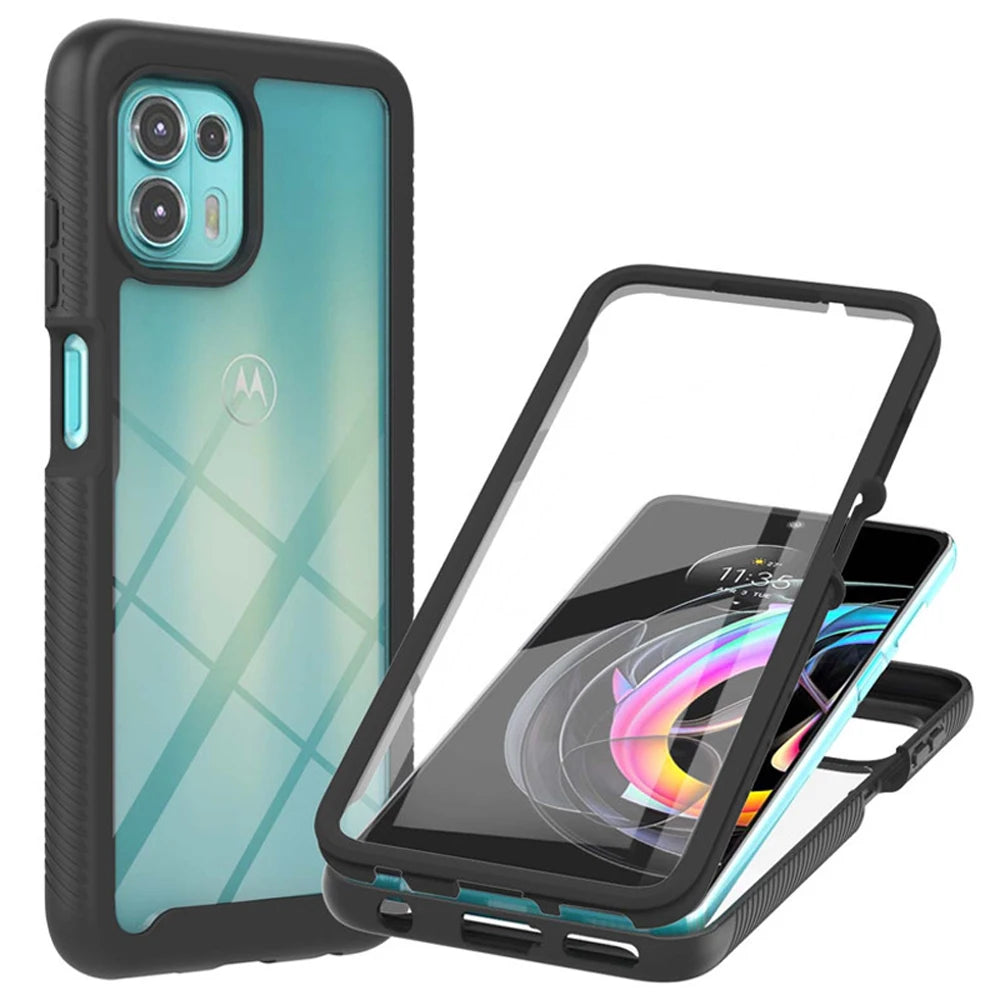 MotoEdge ClearGuard 360° Protective Case