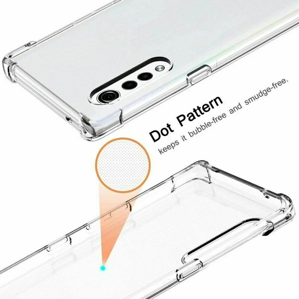 CrystalArmor Transparent Silicone Case for LG Stylo Series