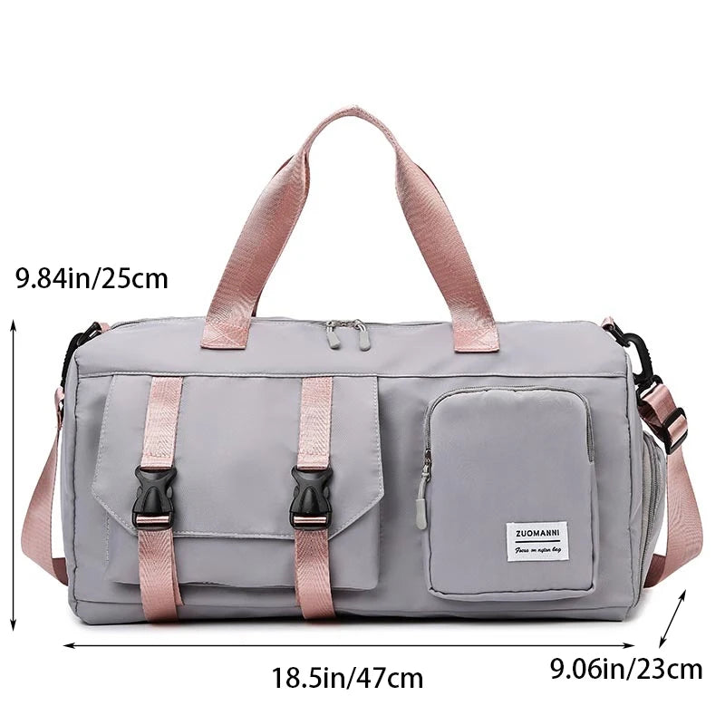 Fashionable Waterproof Nylon Travel Bag for Women - Versatile Shoulder Bag