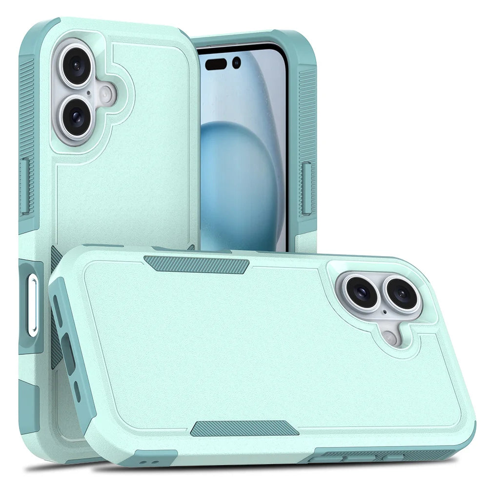 Premium Shockproof Two-Layer Phone Case for iPhone 16/15/14 Pro Max