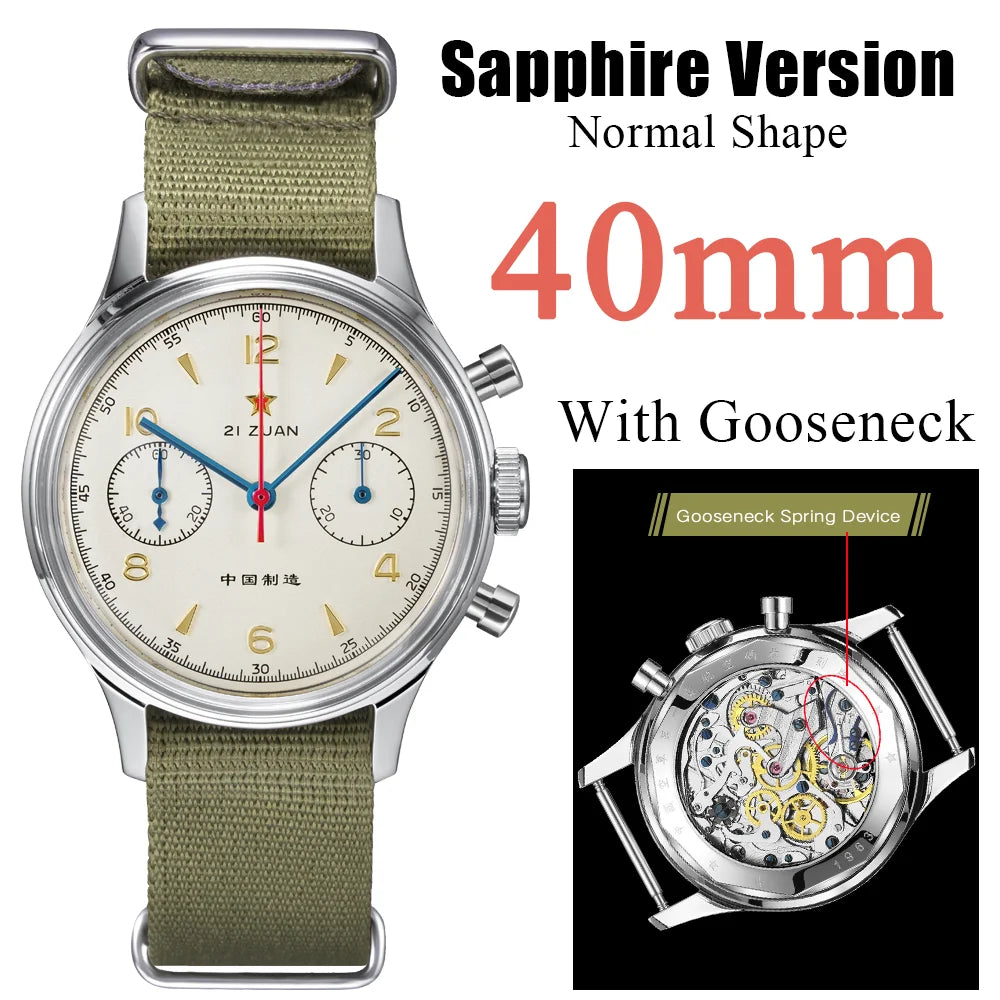 Goose Men 1963 Chronograph ST19 - Vintage Pilot Watch