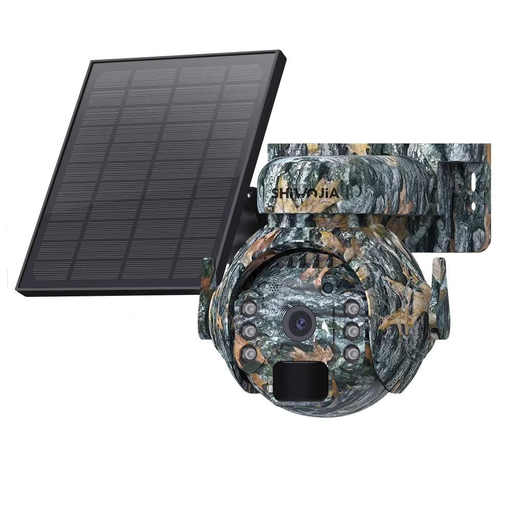 WildGuard 360° Solar PTZ Surveillance Camera