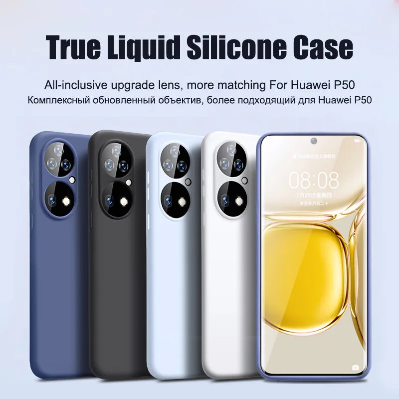 SecureShield Liquid Silicone Case for Huawei Mate & Nova Series