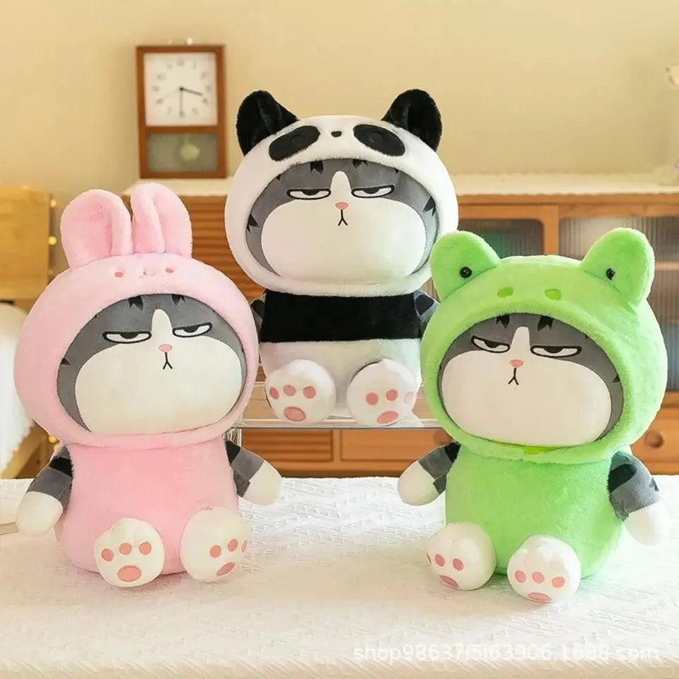 Cosplay Animal Plush Toy - Hooded Bunny Edition