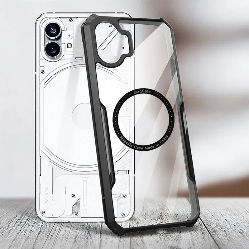 Funda transparente con purpurina para Nothing Phone 2