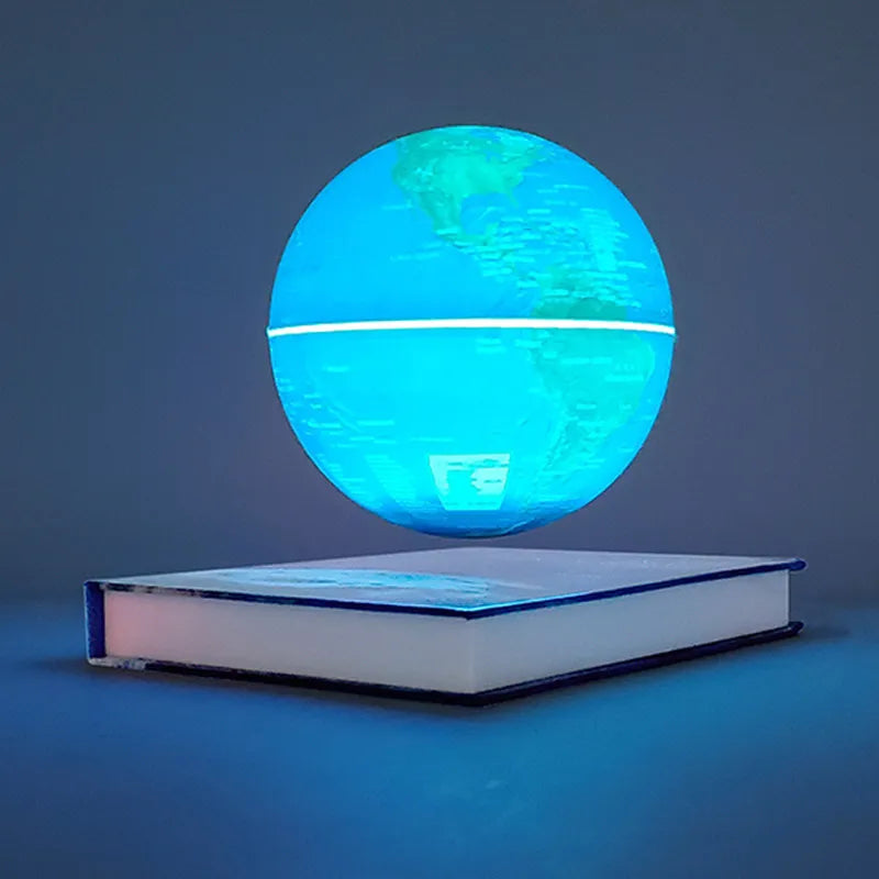 GloboLumina: 6-Inch Magnetic Suspension Globe Book Lamp