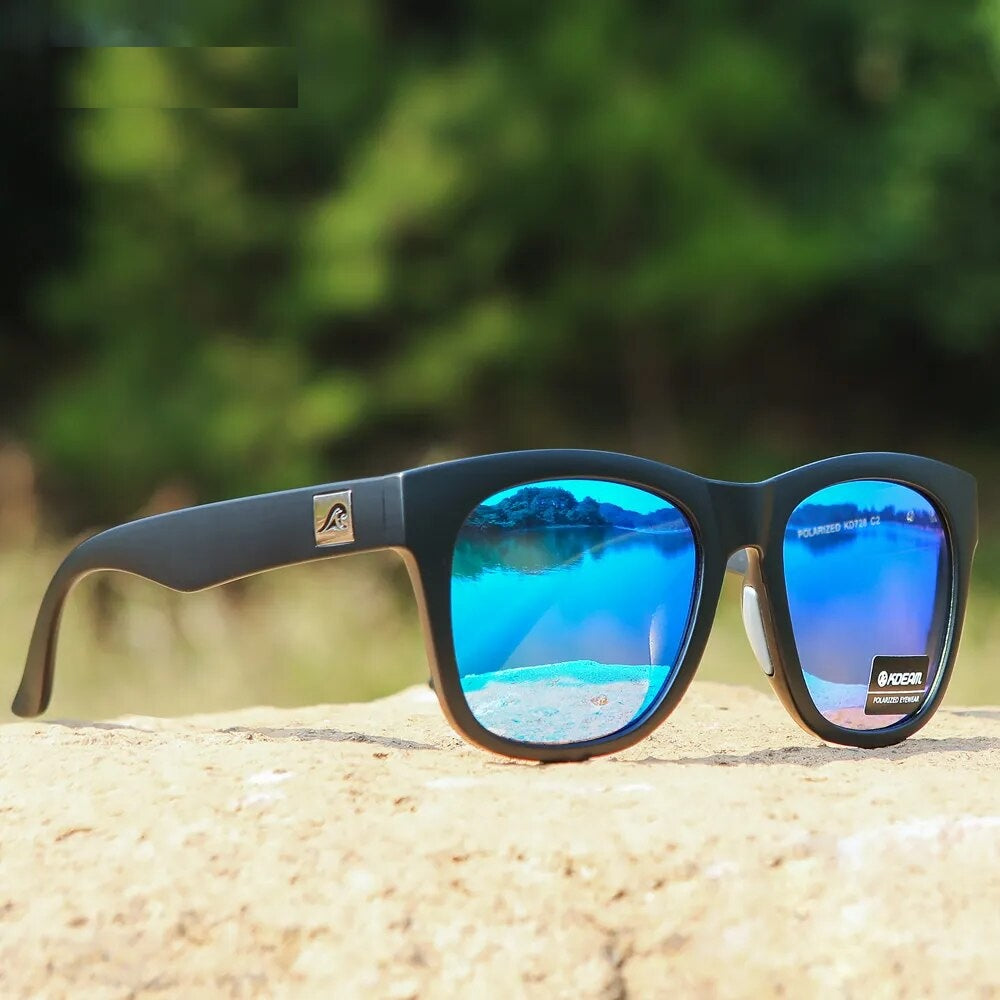 EclipseShield: Square-Shaped Polarized UV400 Sunglasses for Men